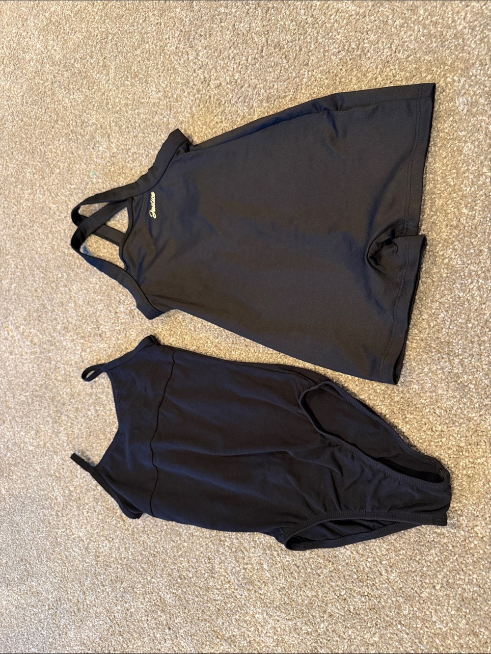 Black Gymnastics Outfits/ Leotards